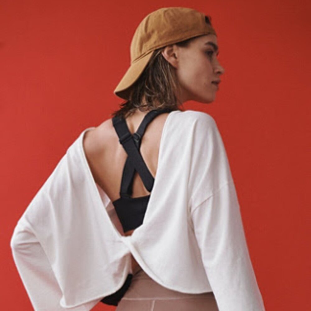 Free People With A Twist Tee